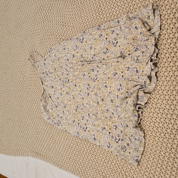 AE One-Shoulder Mini Dress White Floral - Picture 3 of 6